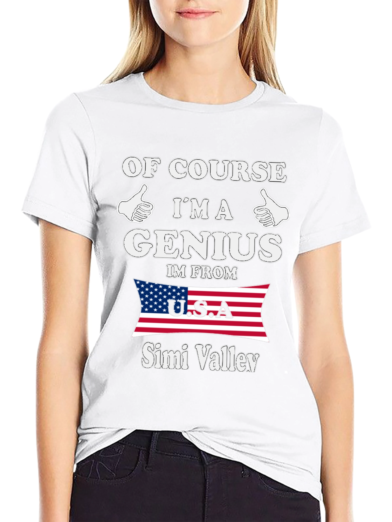 Genius From Simi Valley USA T-Shirt