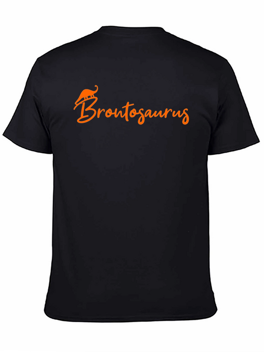Brontosaurus Graphic T-Shirt - Classic Dino Tee