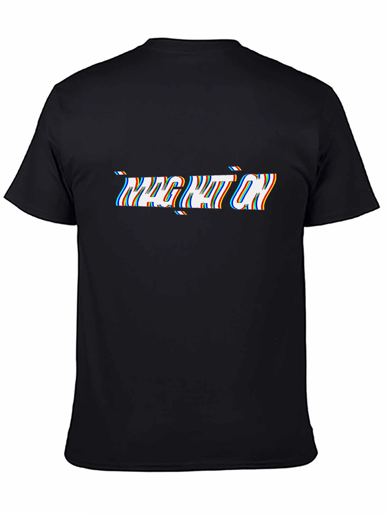 Magnition Black T-Shirt - Unique Graphic Tee