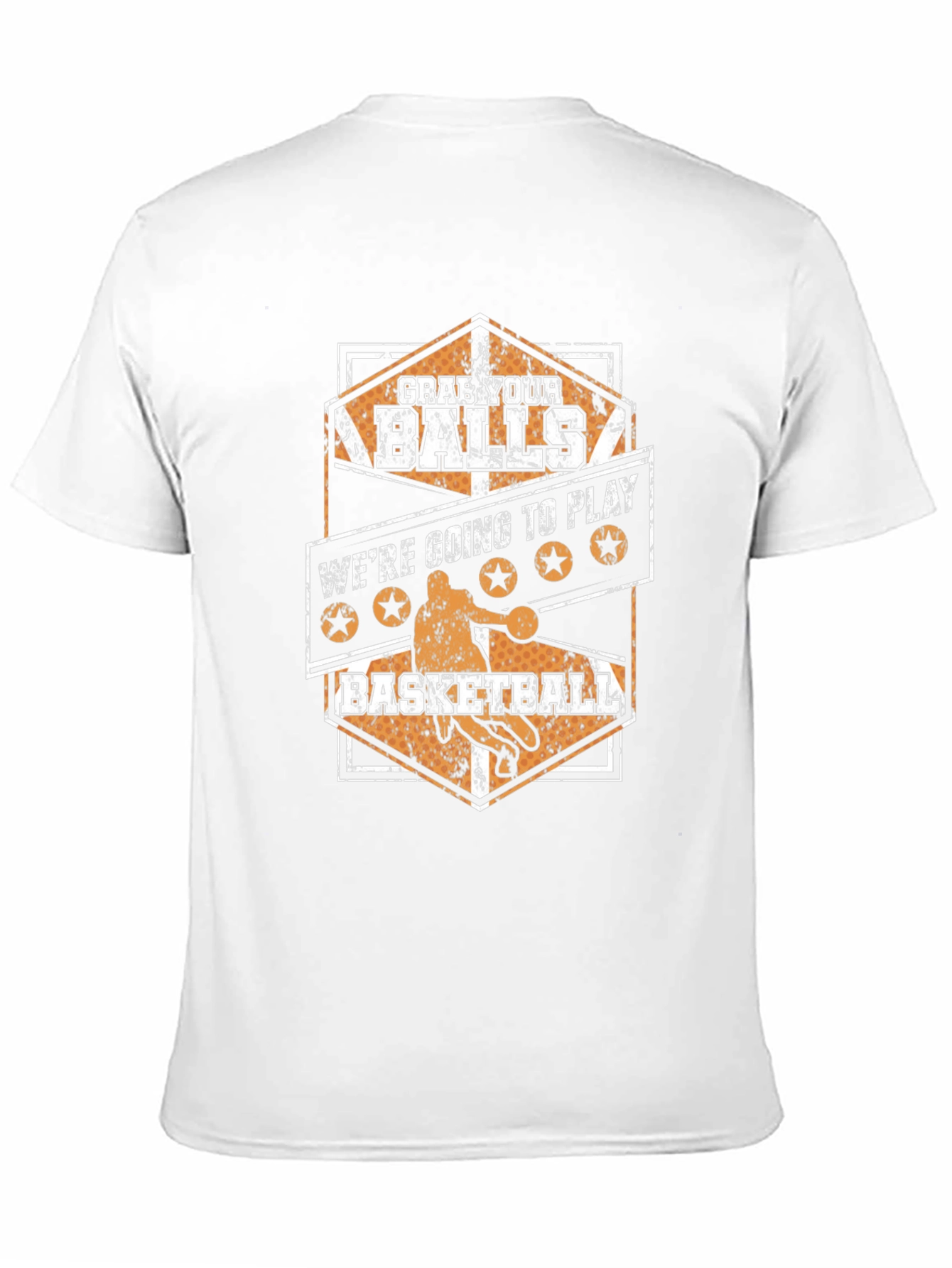 Grab Your Balls Basketball Graphic T-Shirt
