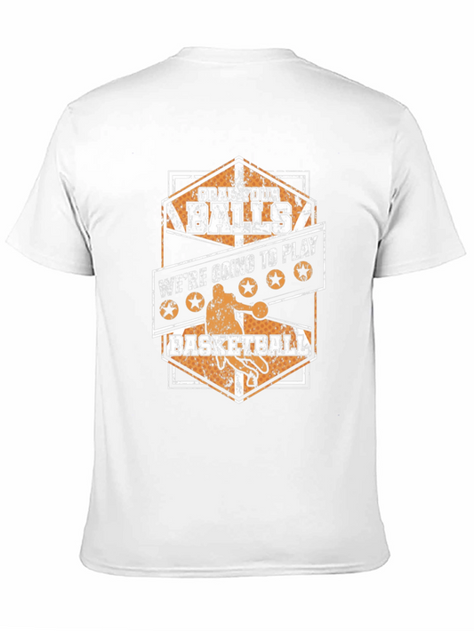 Grab Your Balls Basketball Graphic T-Shirt