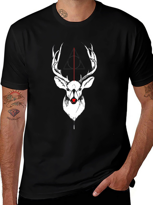 Deer Deathly Hallows Graphic Tee