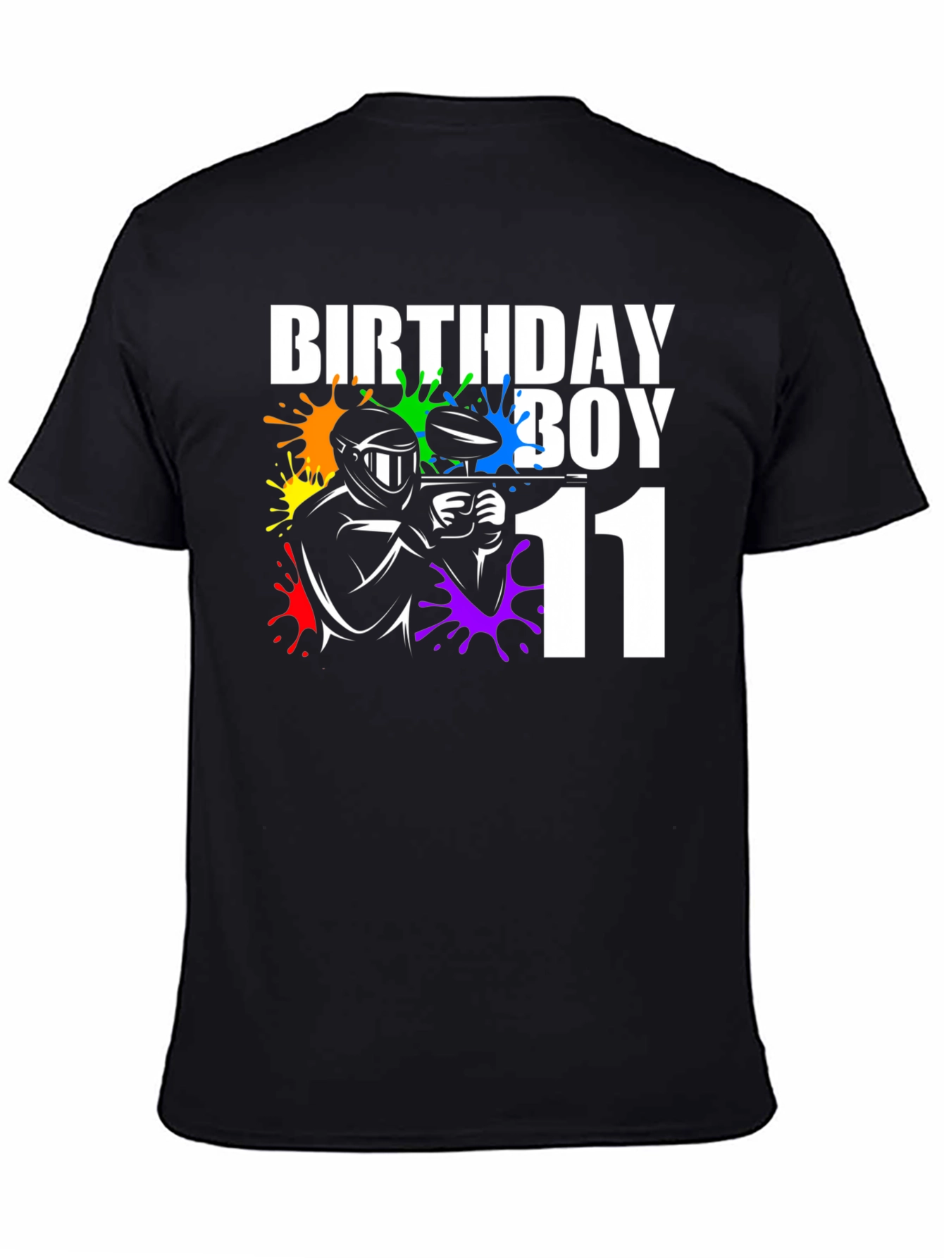 Birthday Boy Paintball 11th Birthday T-Shirt