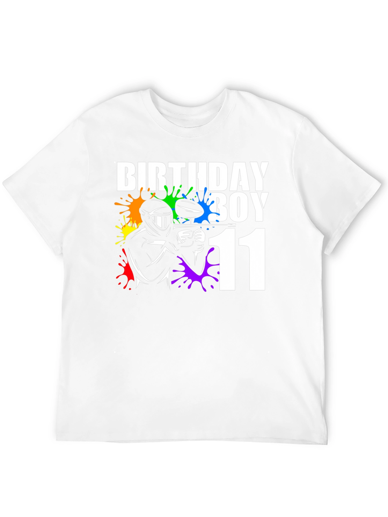 Birthday Boy Paintball 11th Birthday T-Shirt