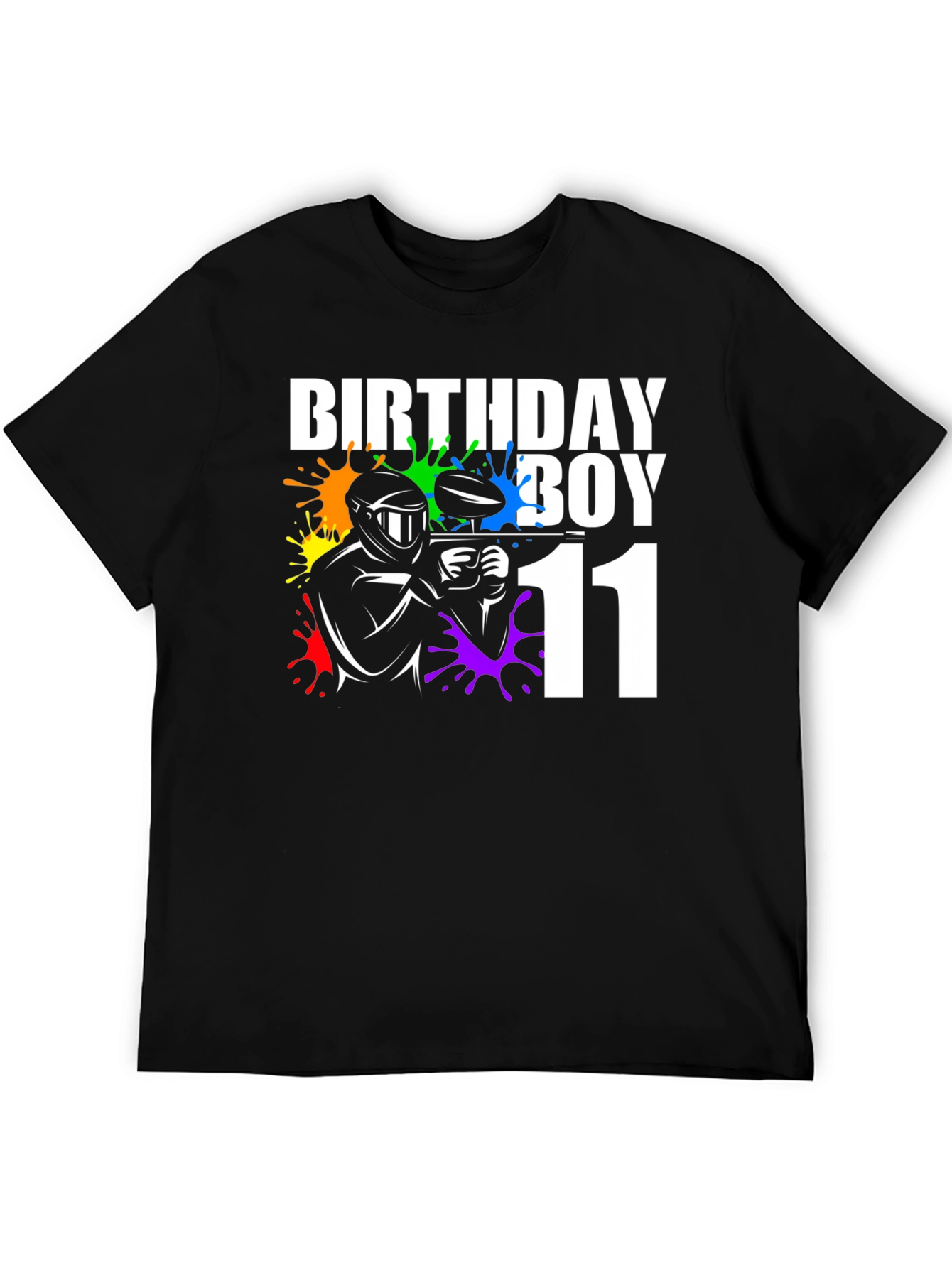 Birthday Boy Paintball 11th Birthday T-Shirt