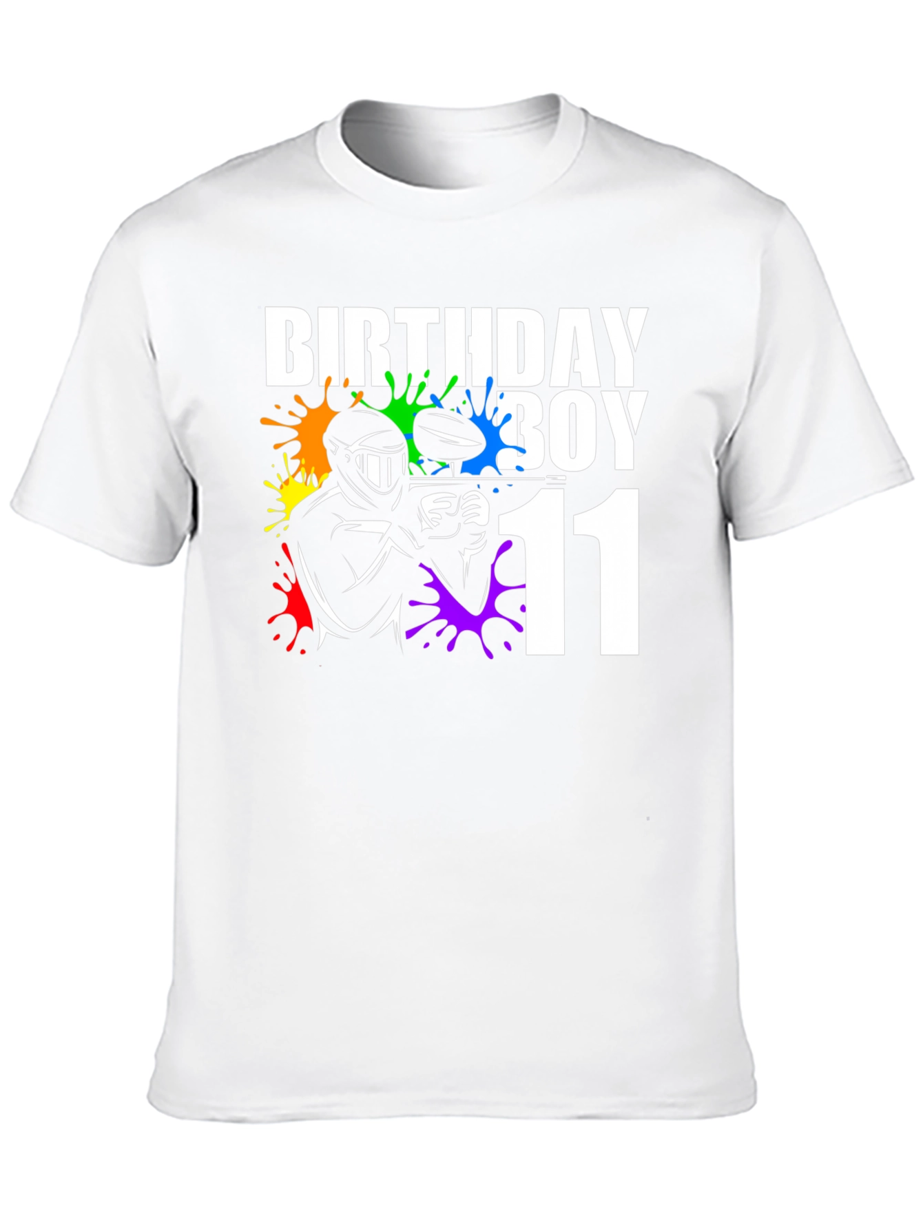 Birthday Boy Paintball 11th Birthday T-Shirt