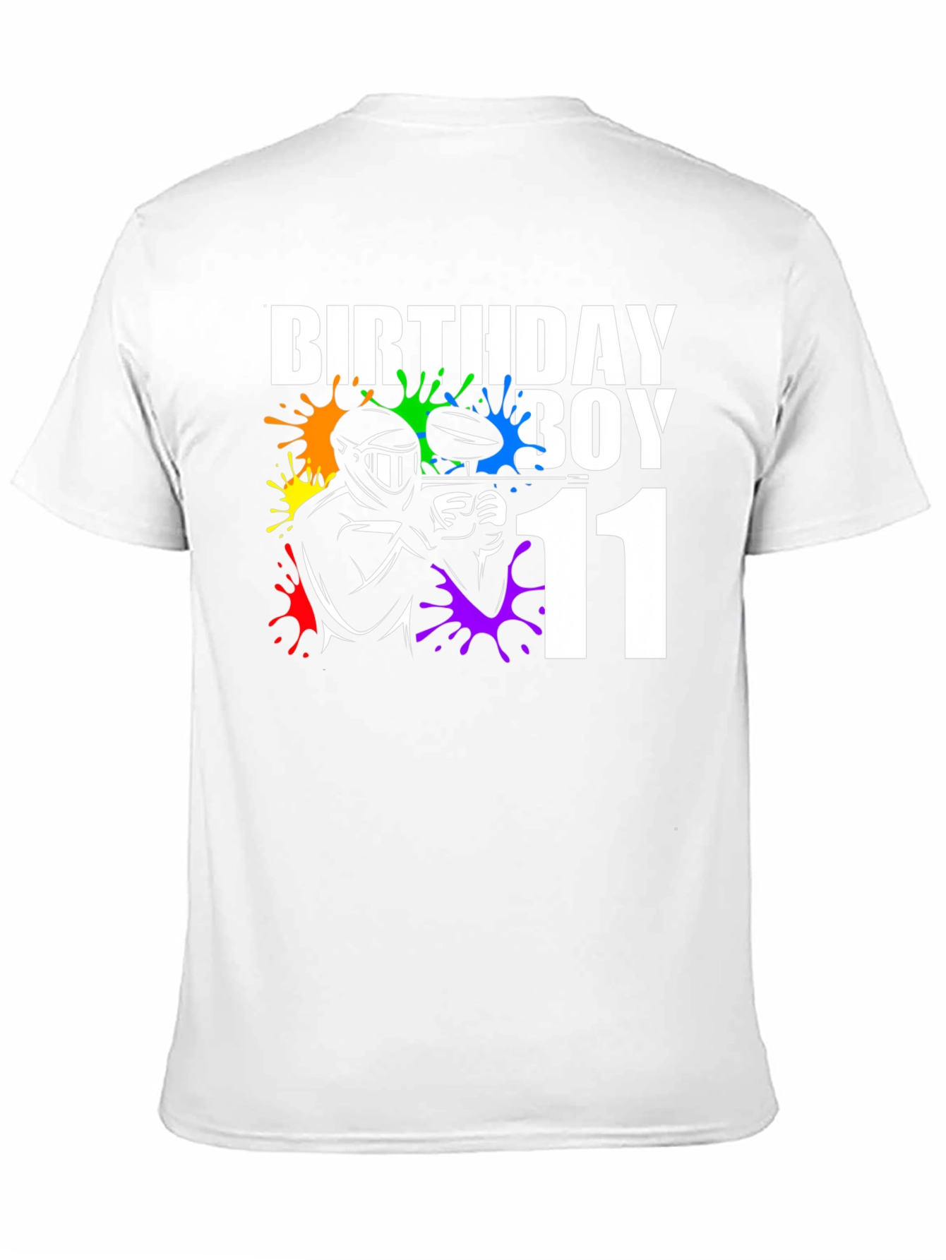 Birthday Boy Paintball 11th Birthday T-Shirt