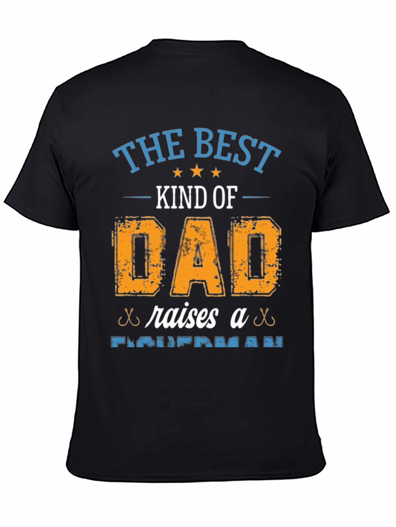 Best Dad Fisherman T-Shirt - Fishing Fathers Day Gift