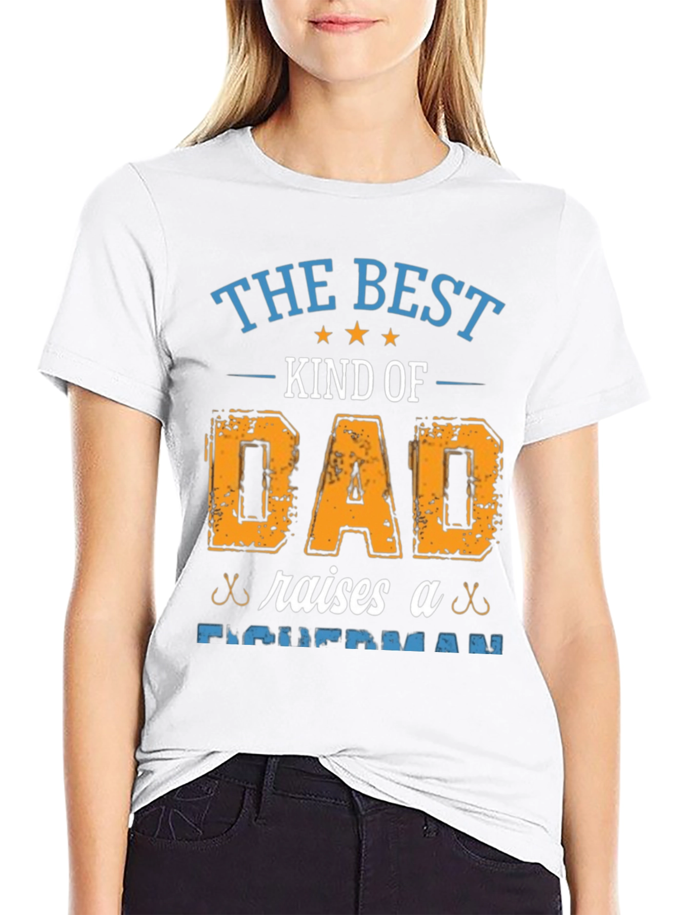 Best Dad Fisherman T-Shirt - Fishing Fathers Day Gift