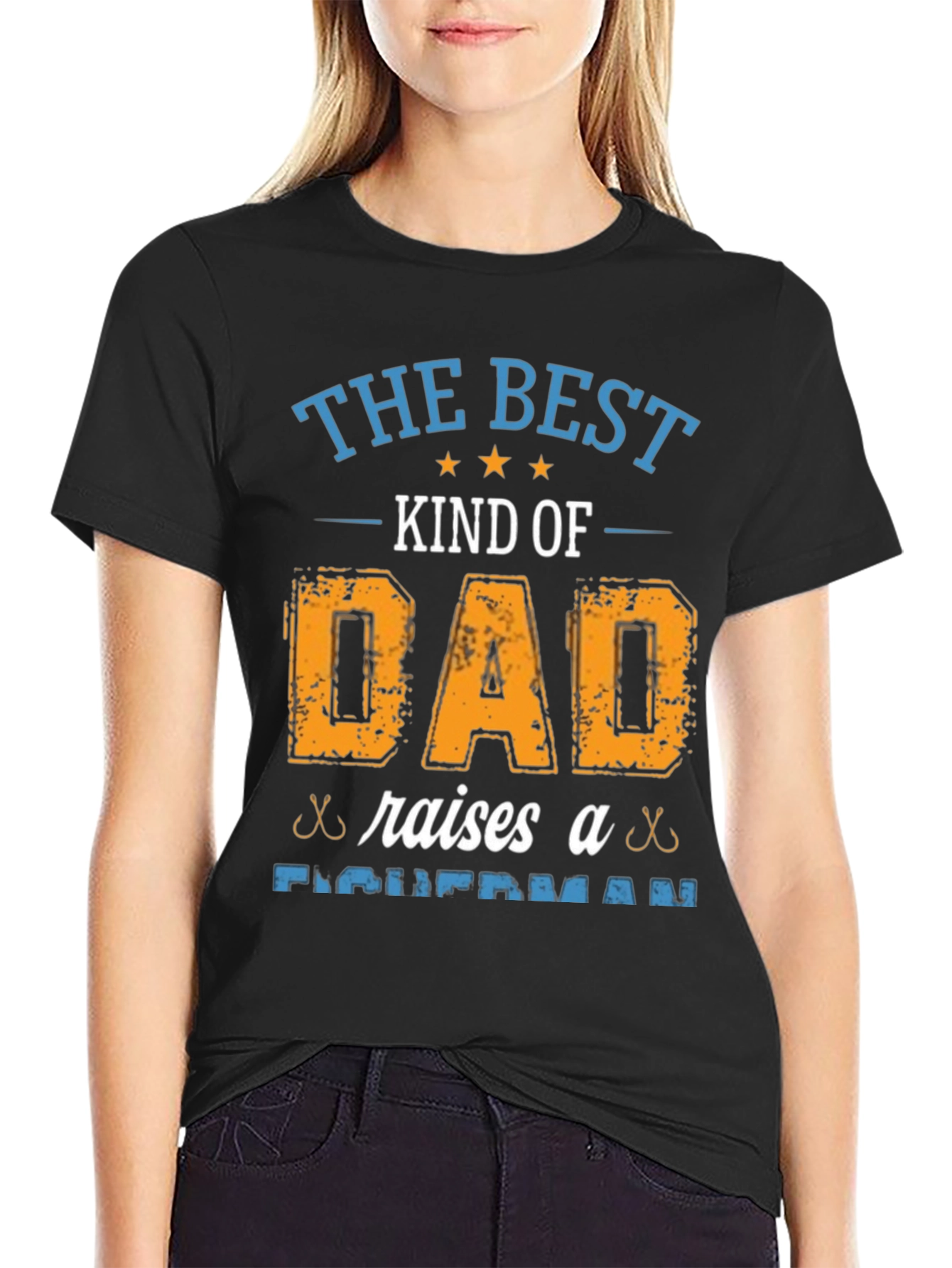 Best Dad Fisherman T-Shirt - Fishing Fathers Day Gift