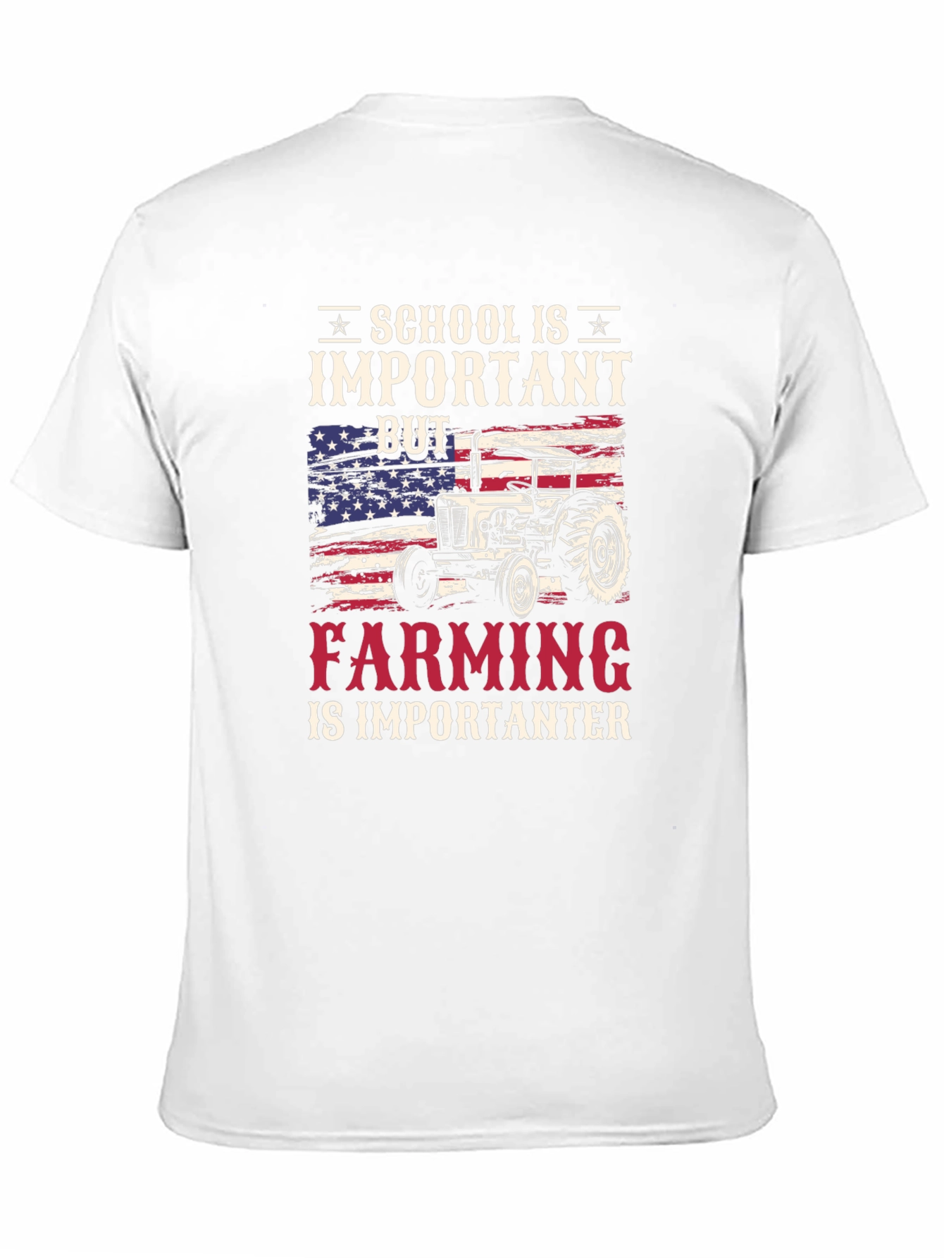 School Important But Farming Importanter T-Shirt
