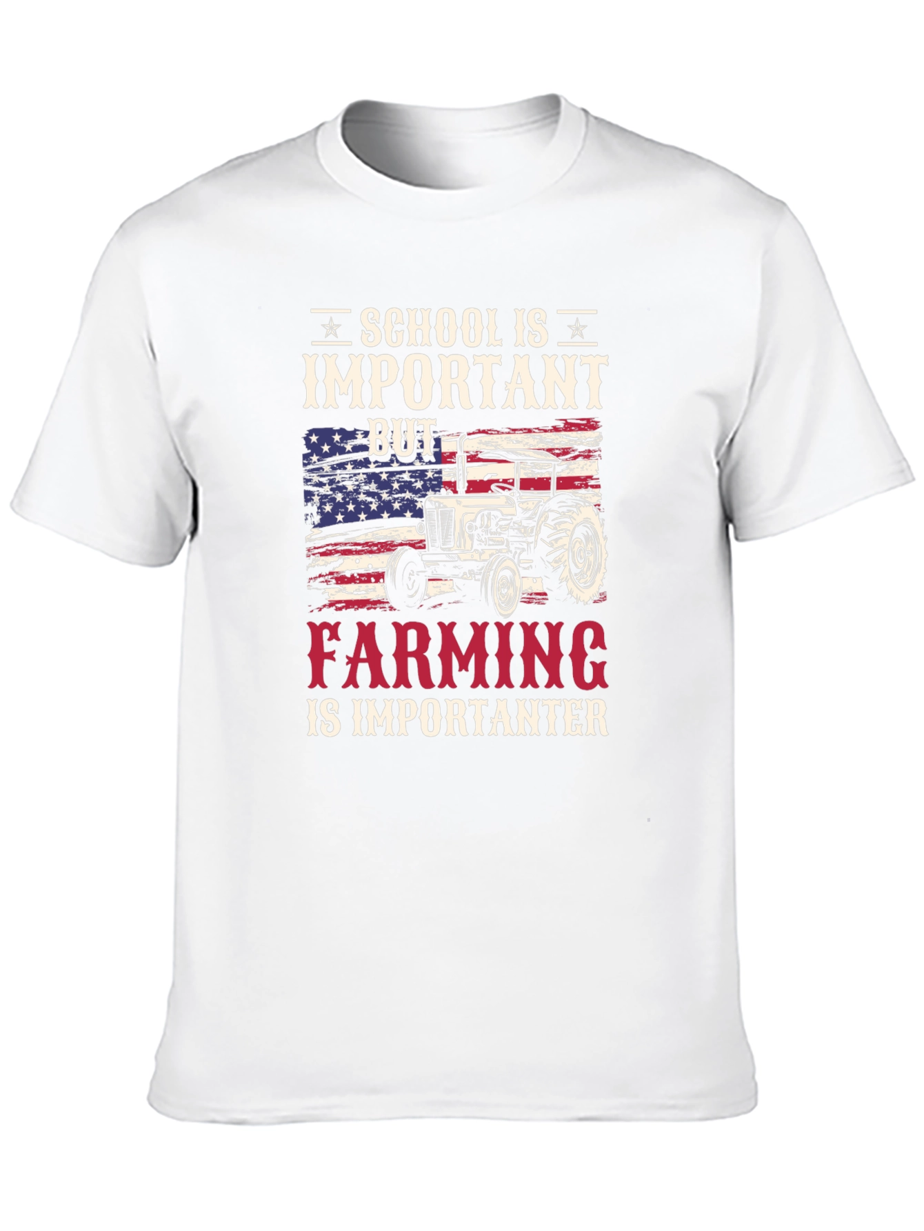 School Important But Farming Importanter T-Shirt