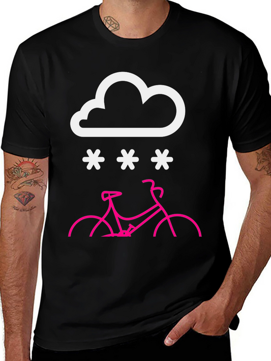 Snowy Bike Ride T-Shirt