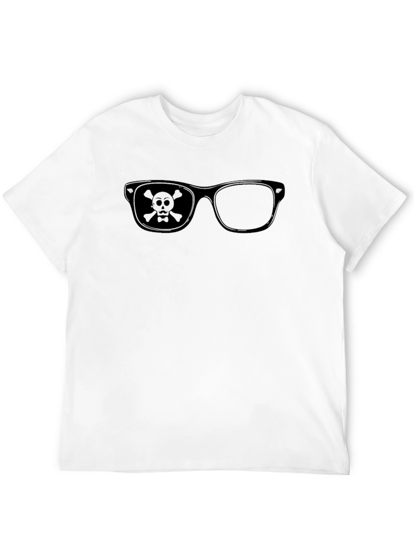 Pirate Glasses Graphic Tee - Mens Black T-Shirt