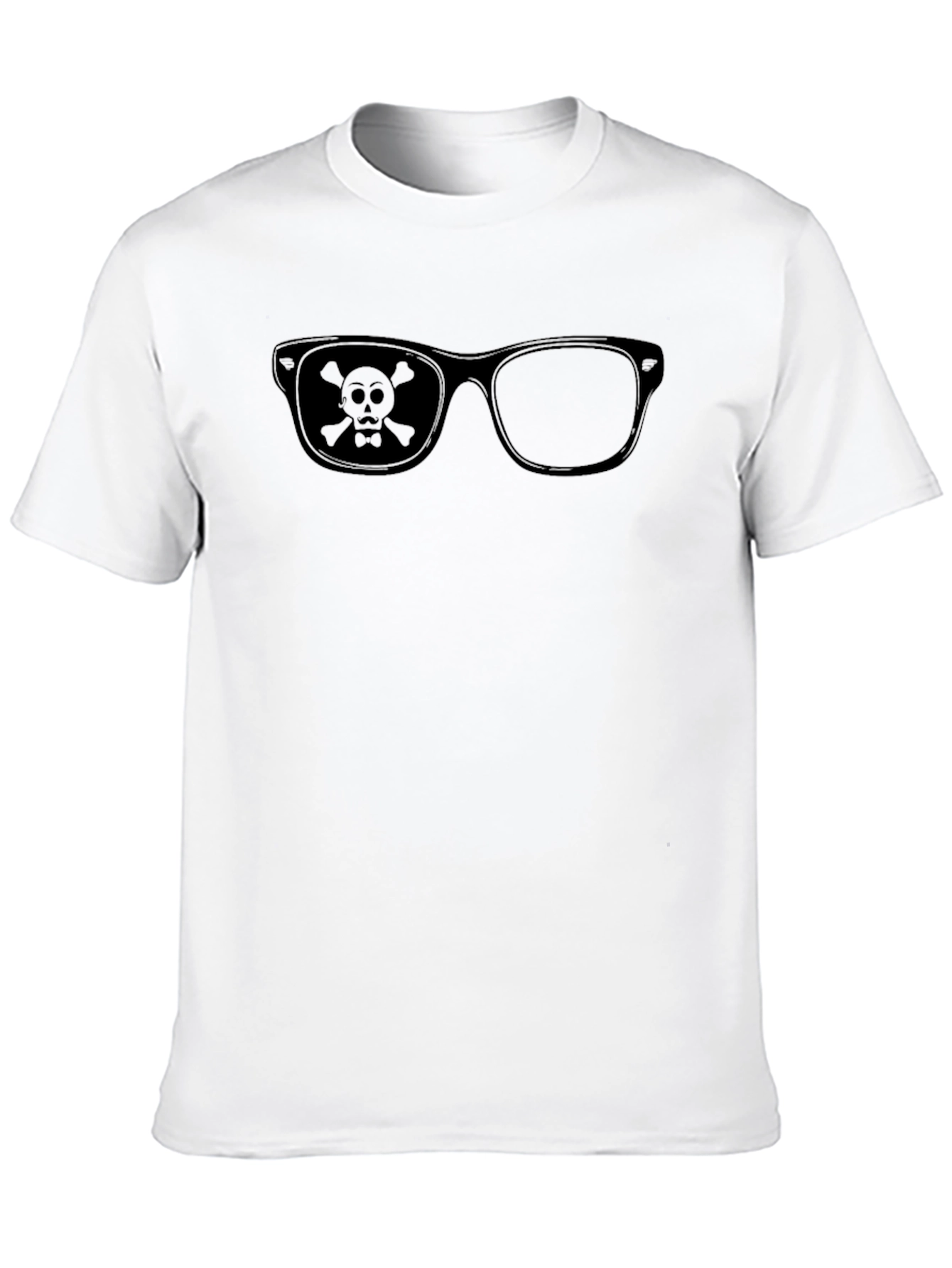 Pirate Glasses Graphic Tee - Mens Black T-Shirt