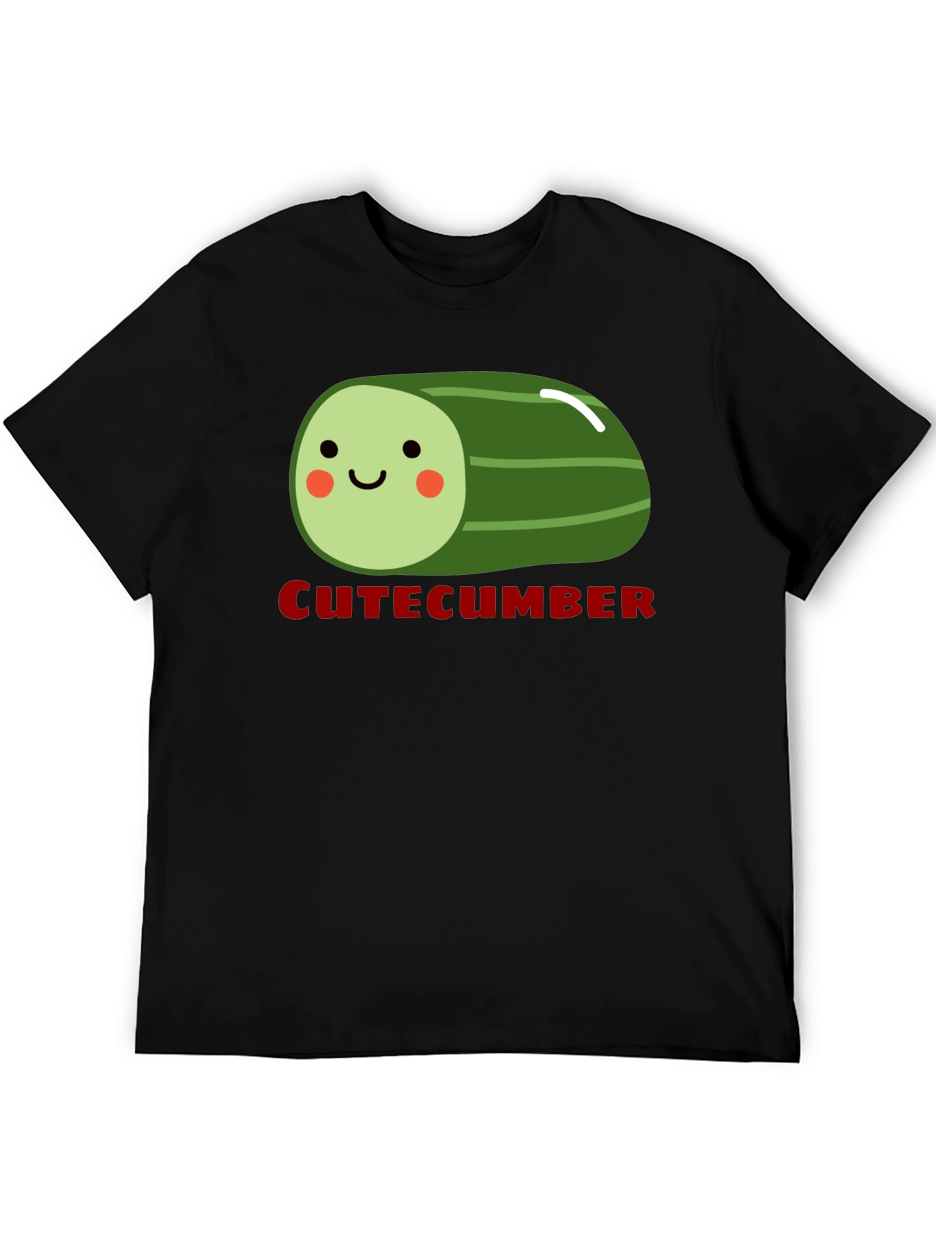CuteCumber Black T-Shirt