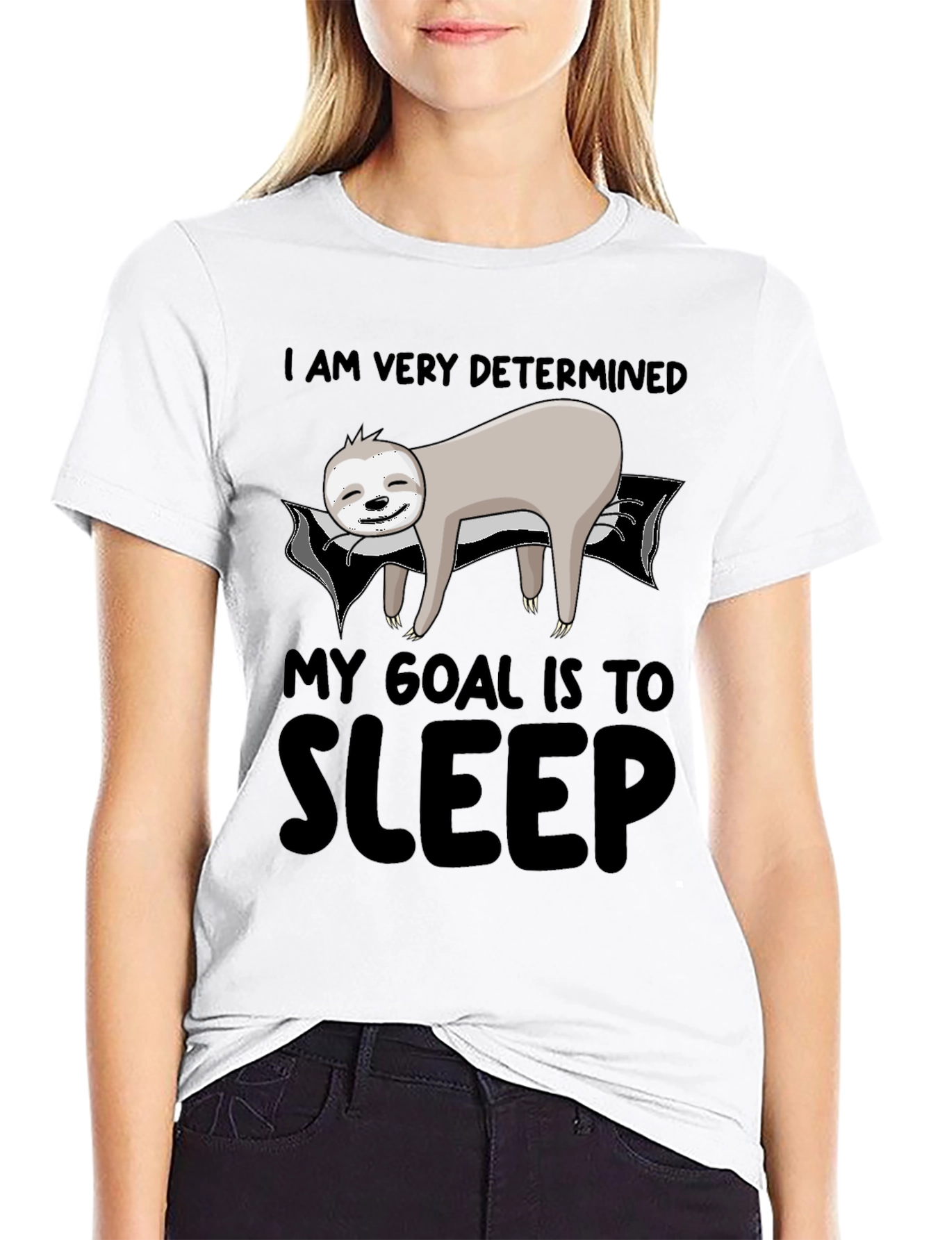 Determined Sloth Sleep T-Shirt