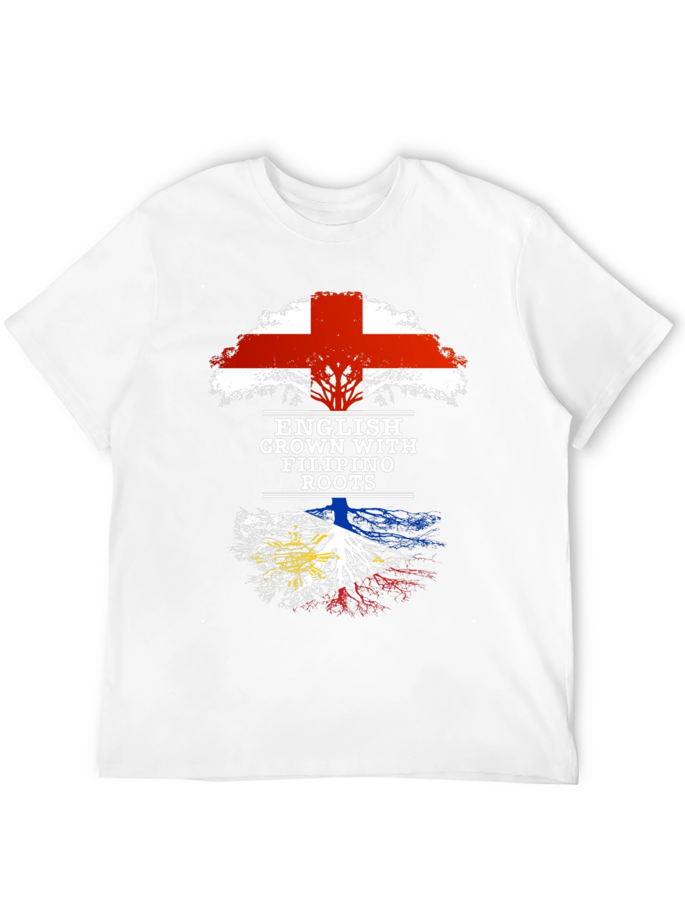 English Grown with Filipino Roots T-Shirt