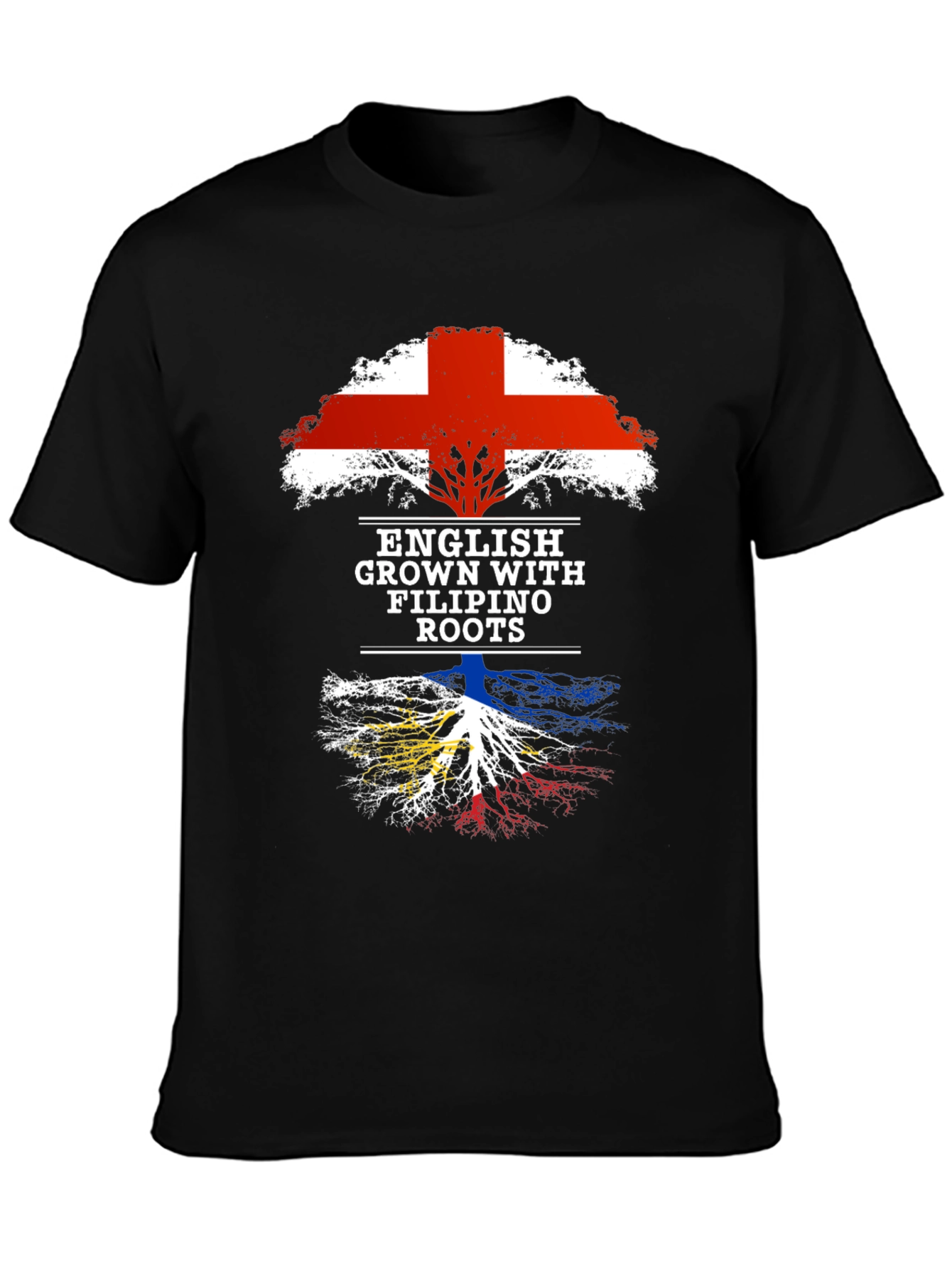 English Grown with Filipino Roots T-Shirt