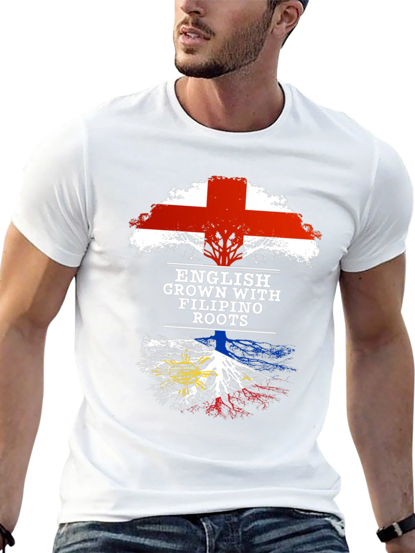 English Grown with Filipino Roots T-Shirt