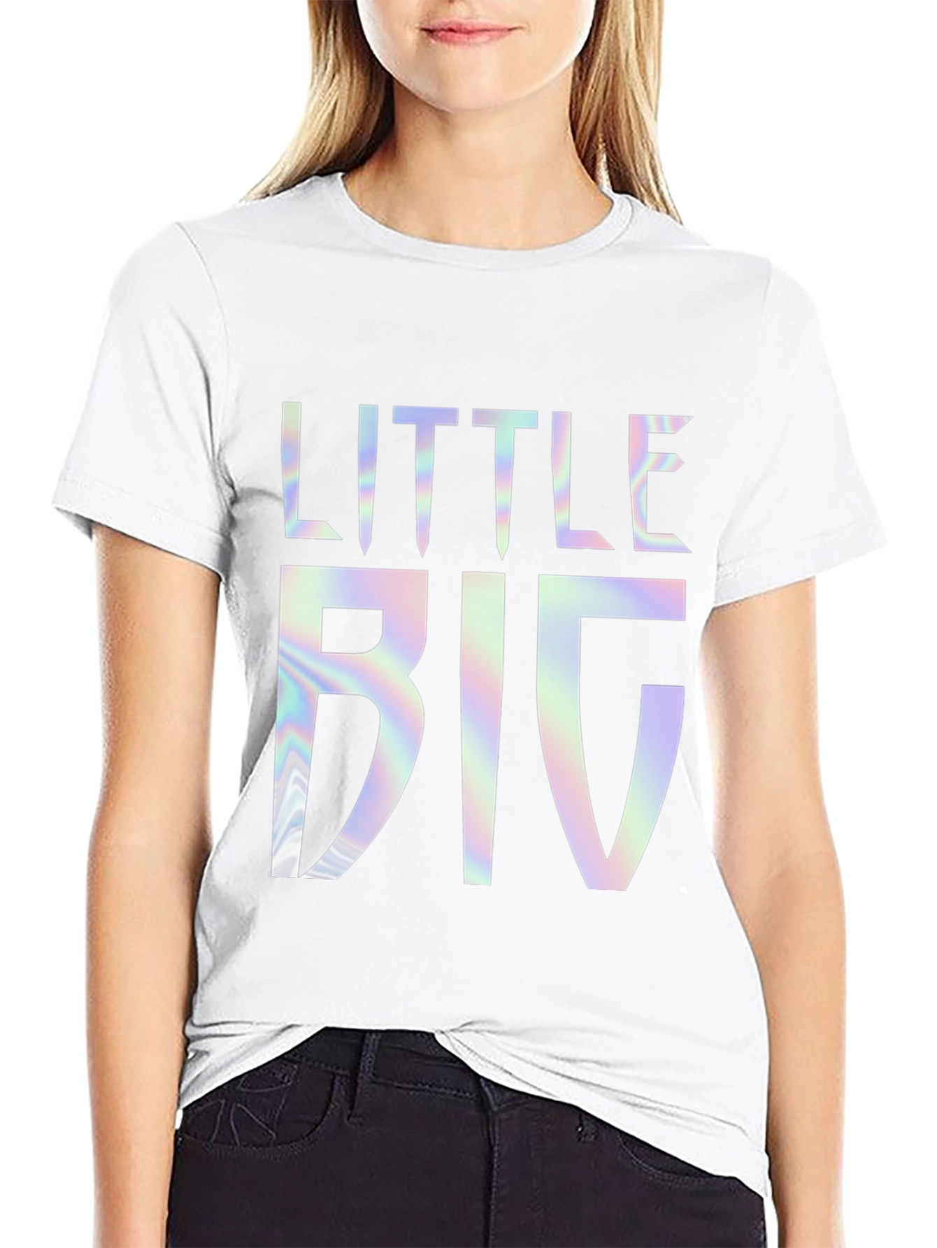 Little Big Graphic Tee - Black Casual Shirt