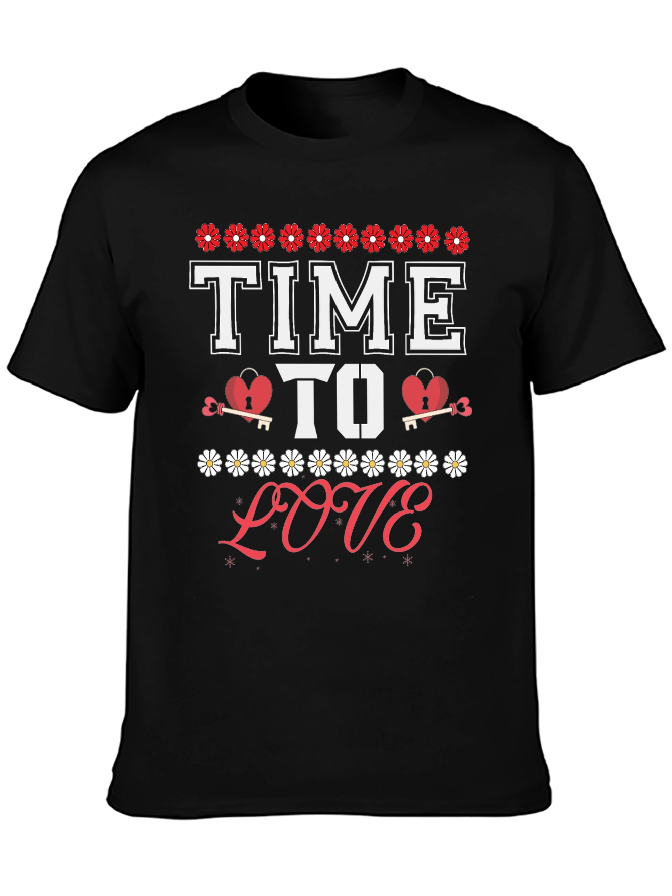 Time To Love Graphic Tee - Valentines Day