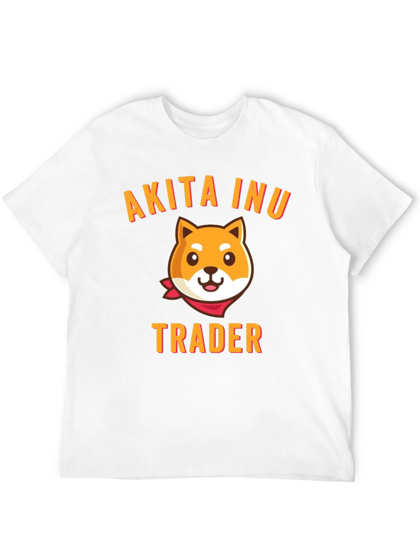 Akita Inu Trader Black T-Shirt