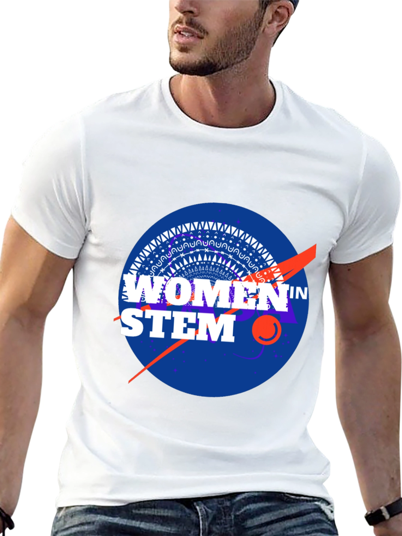 Women in STEM NASA Style T-Shirt