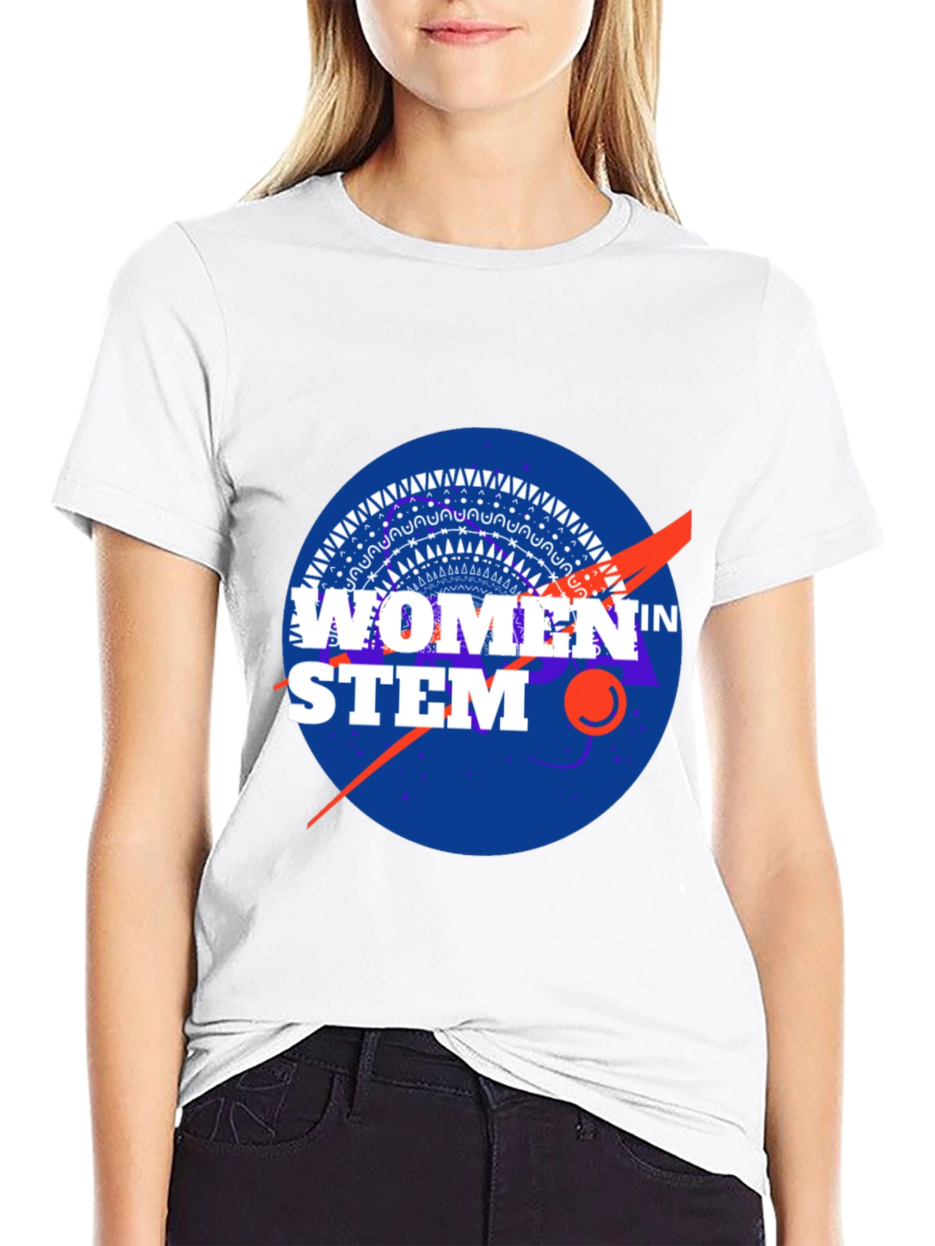Women in STEM NASA Style T-Shirt