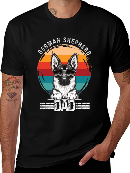 German Shepherd Dad Graphic Tee