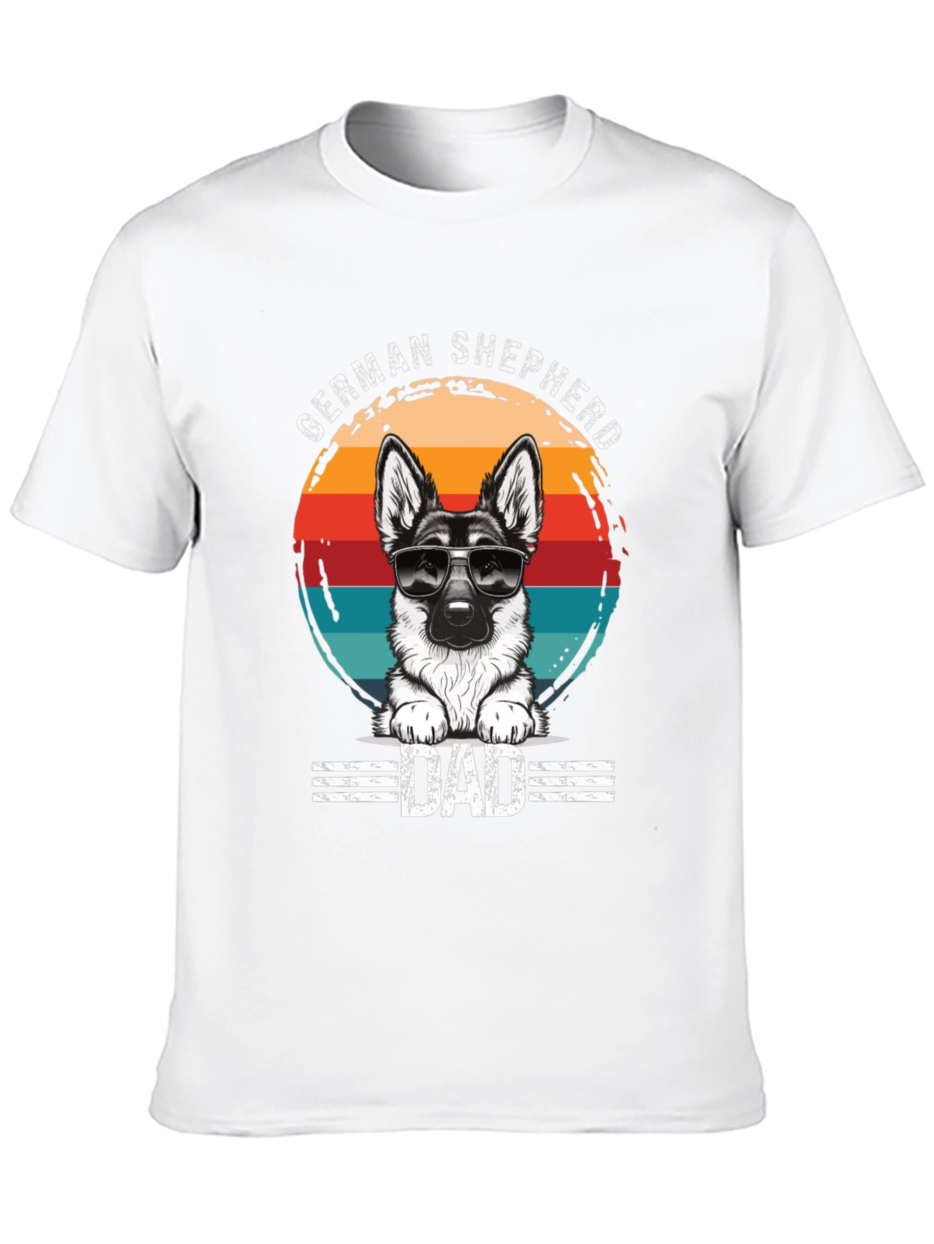 German Shepherd Dad Graphic Tee