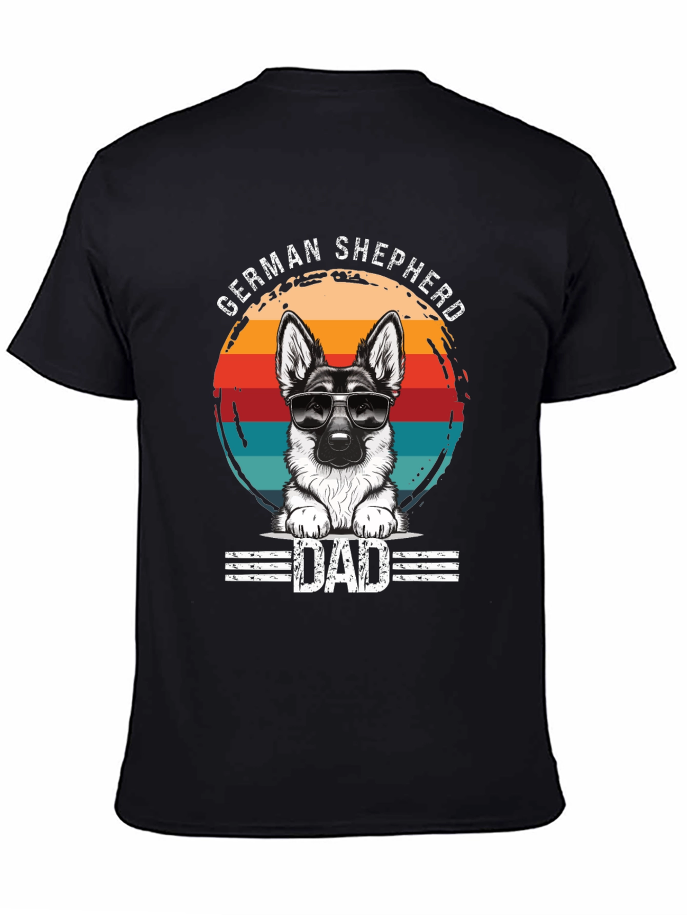 German Shepherd Dad Graphic Tee