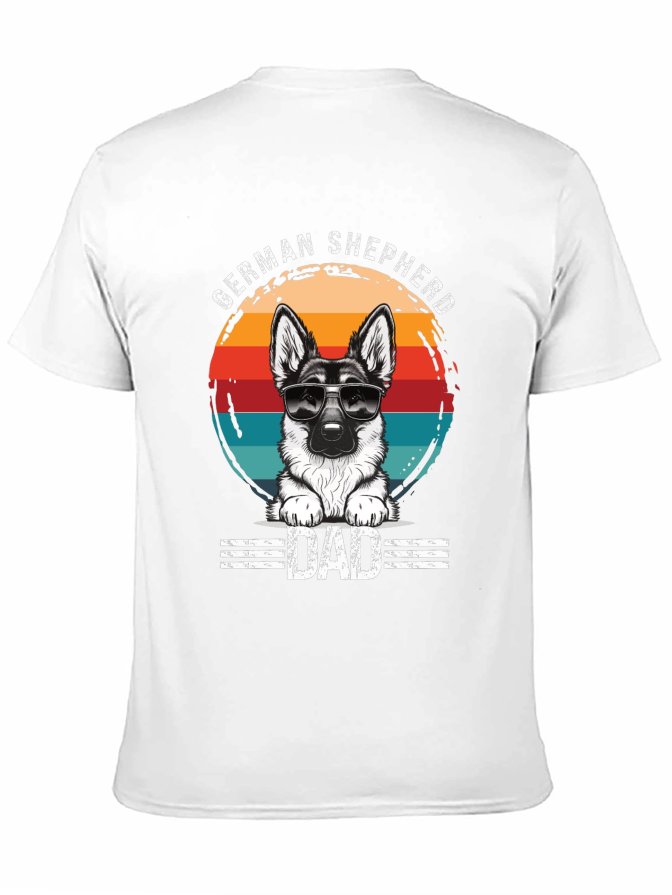 German Shepherd Dad Graphic Tee