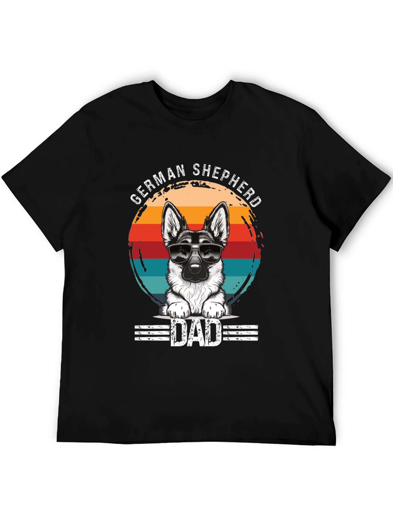 German Shepherd Dad Graphic Tee