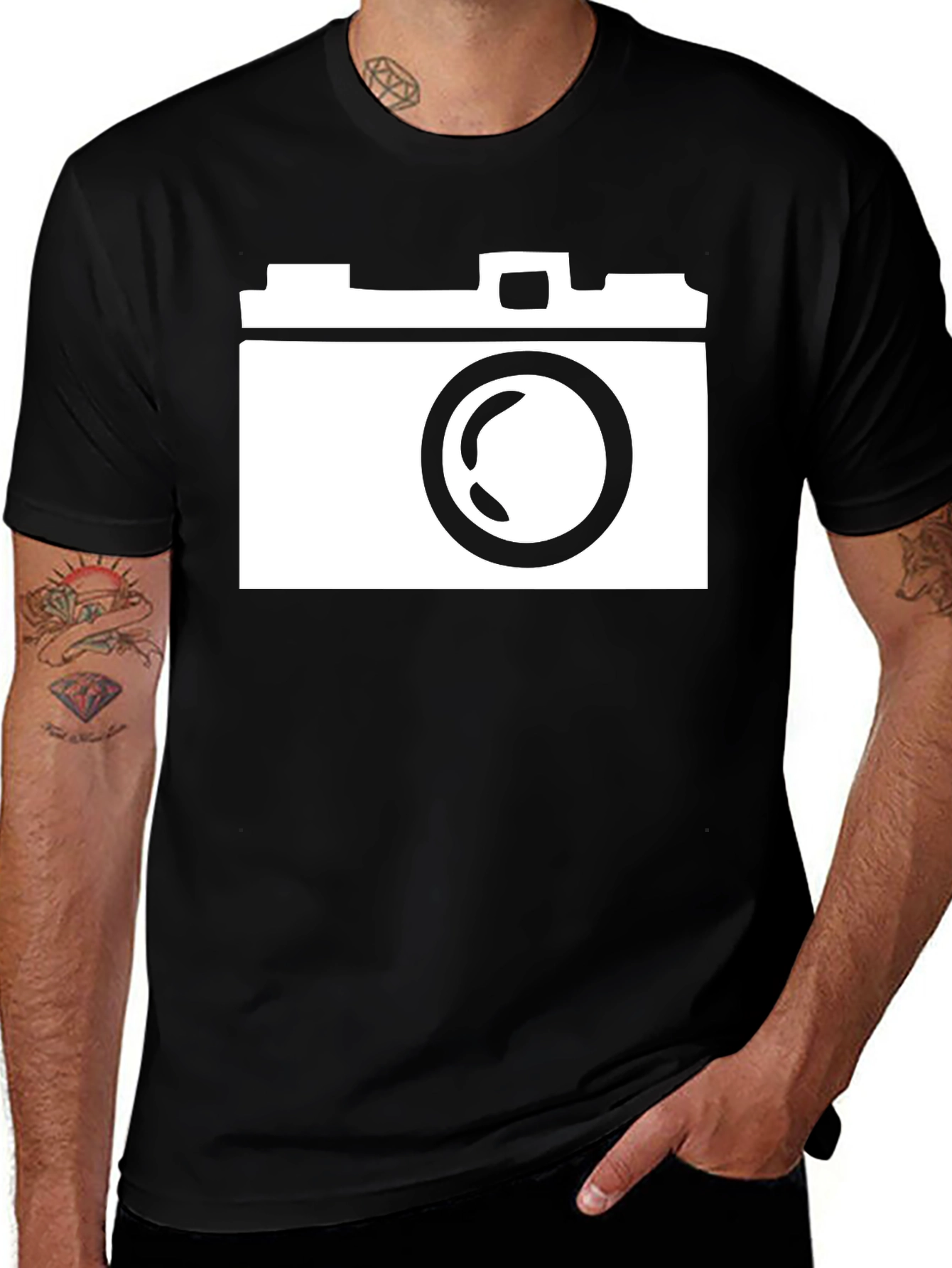 Retro Camera Graphic T-Shirt - Classic Photographer Tee
