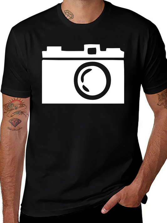 Retro Camera Graphic T-Shirt - Classic Photographer Tee