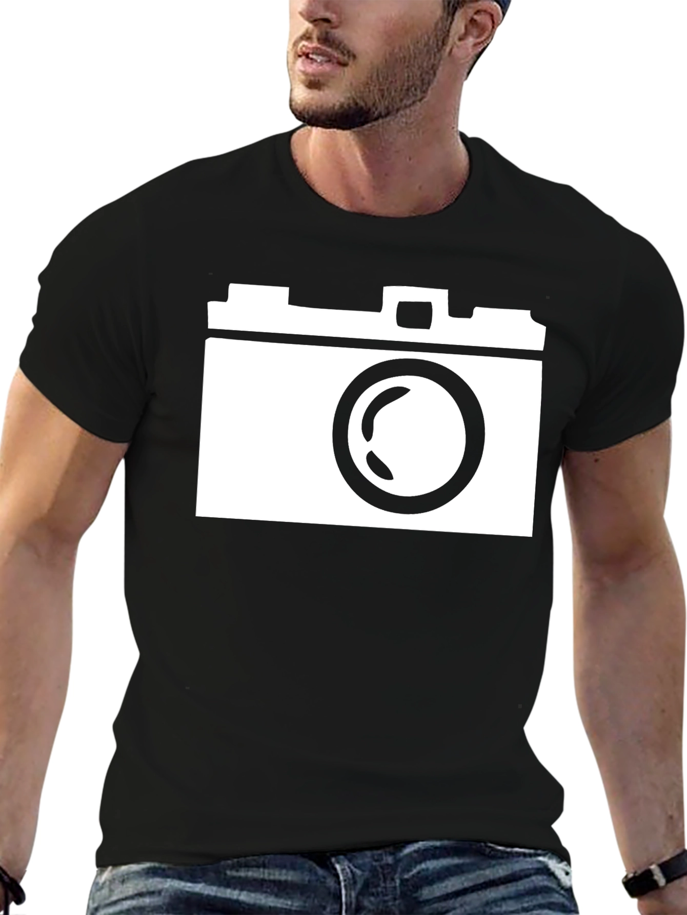 Retro Camera Graphic T-Shirt - Classic Photographer Tee