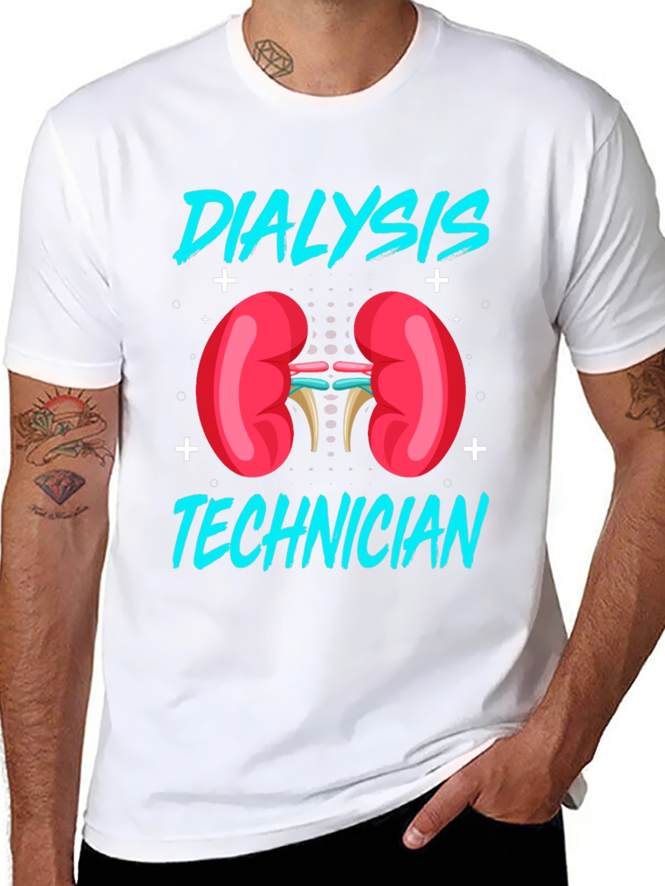 Dialysis Technician T-Shirt - Kidney Graphic Tee