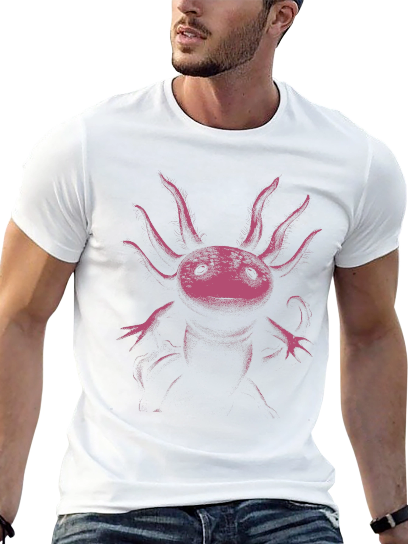 Axolotl Graphic Print T-Shirt