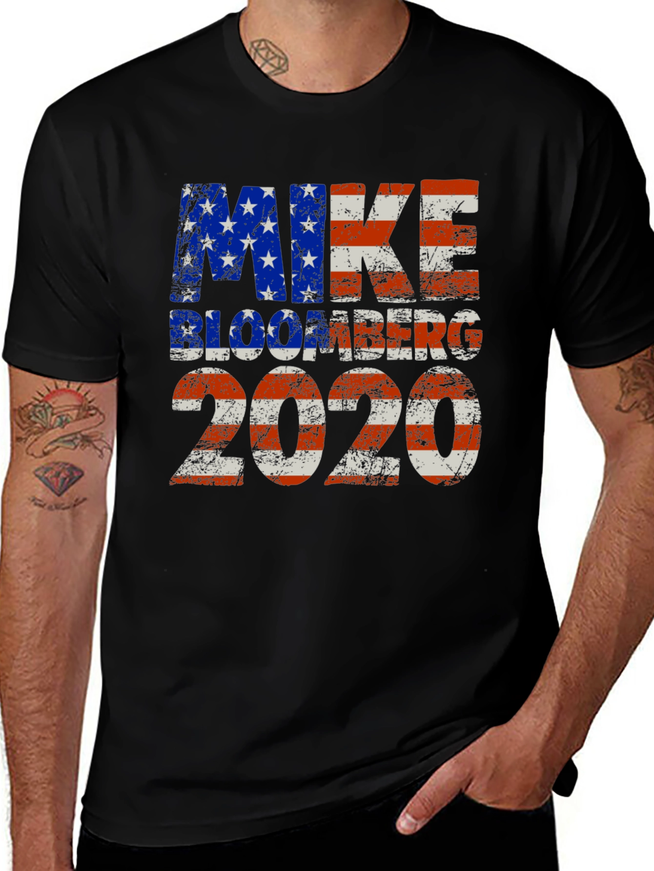 Mike Bloomberg 2020 Patriotic Graphic Tee