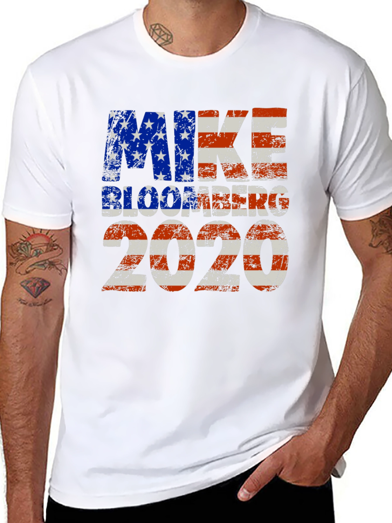 Mike Bloomberg 2020 Patriotic Graphic Tee