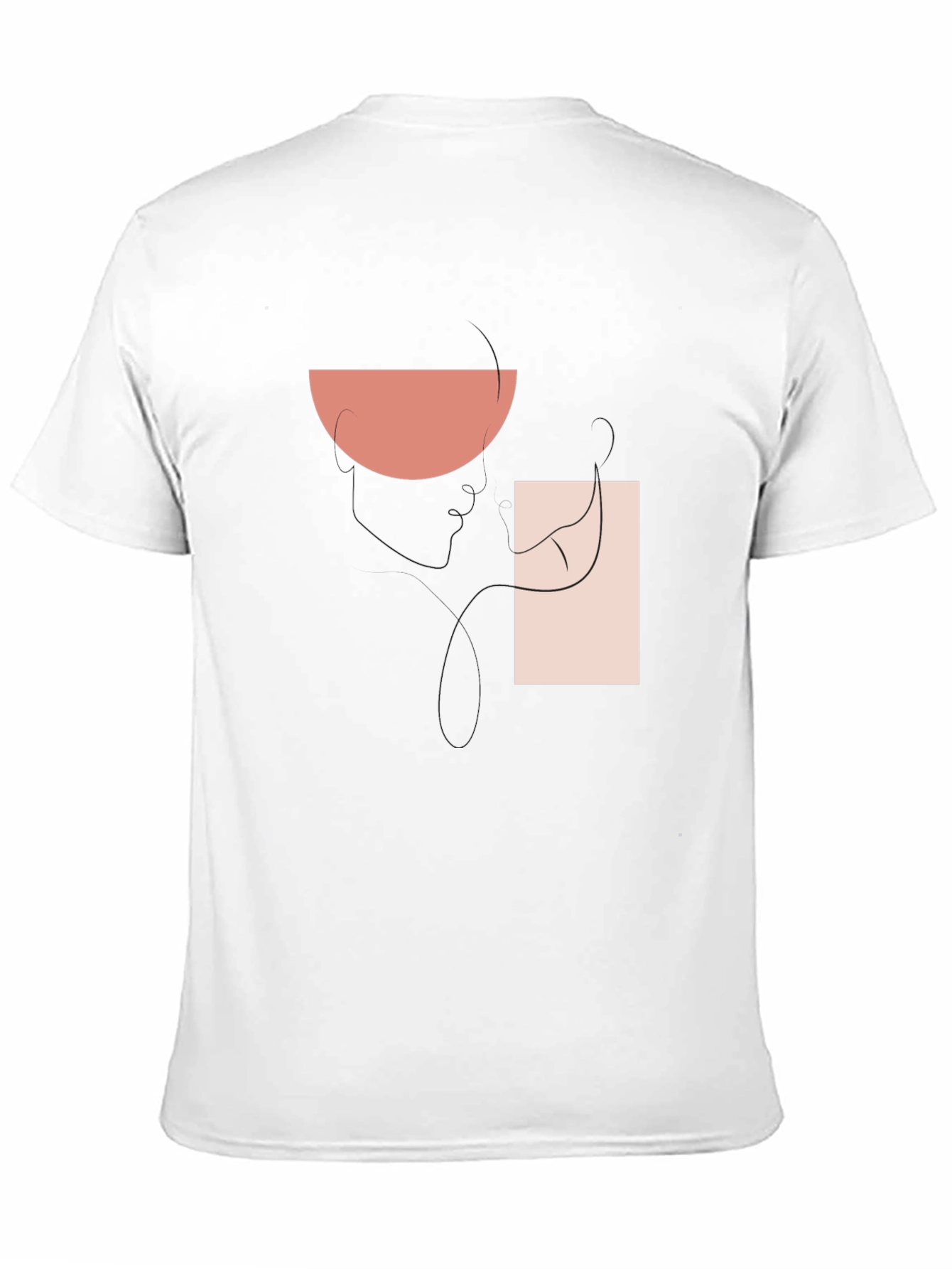 Abstract Graphic Print T-Shirt - Modern Style