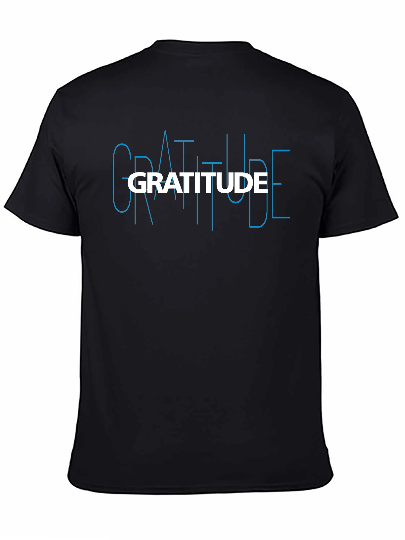 Gratitude Graphic Tee - Stylish Black Shirt