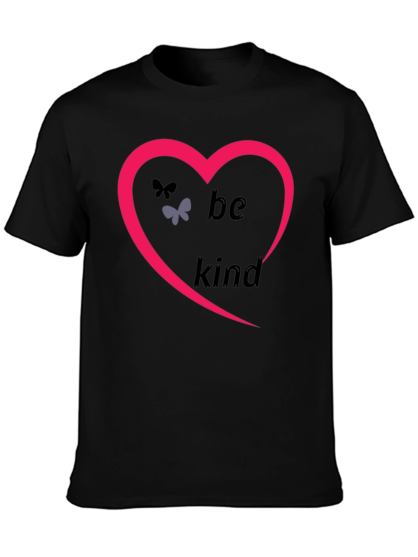 Be Kind Heart T-Shirt - Positive Message Tee
