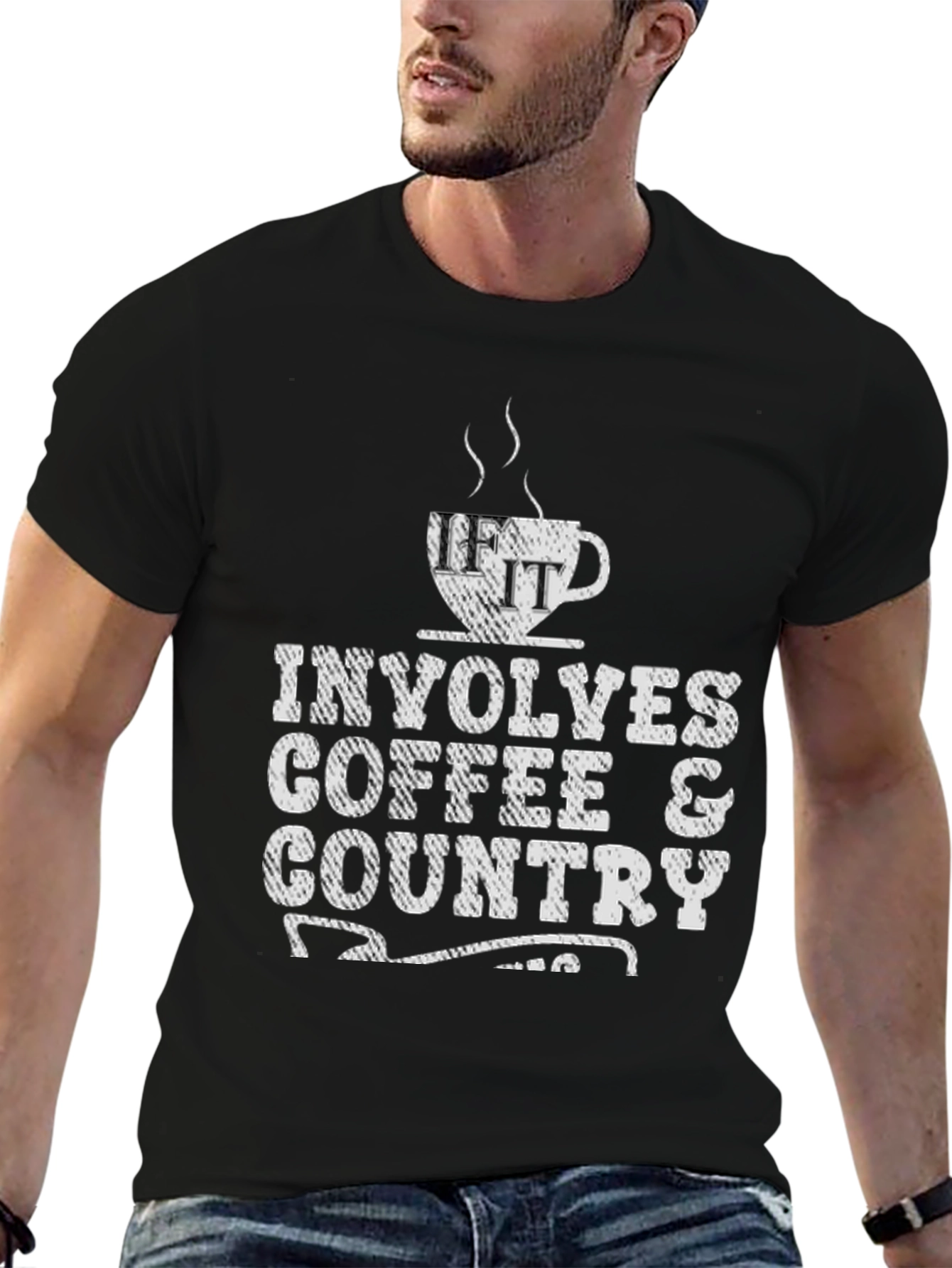 Coffee & Country Tee - Relaxed Style