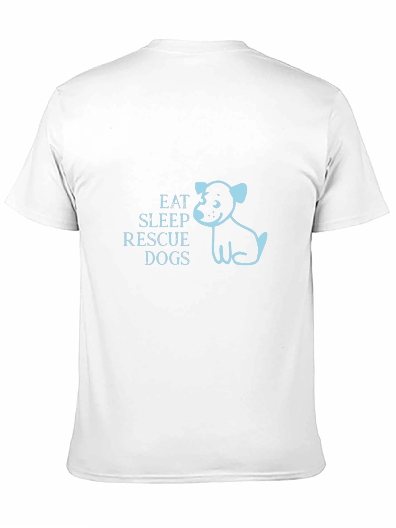 Eat Sleep Rescue Dogs Graphic T-Shirt