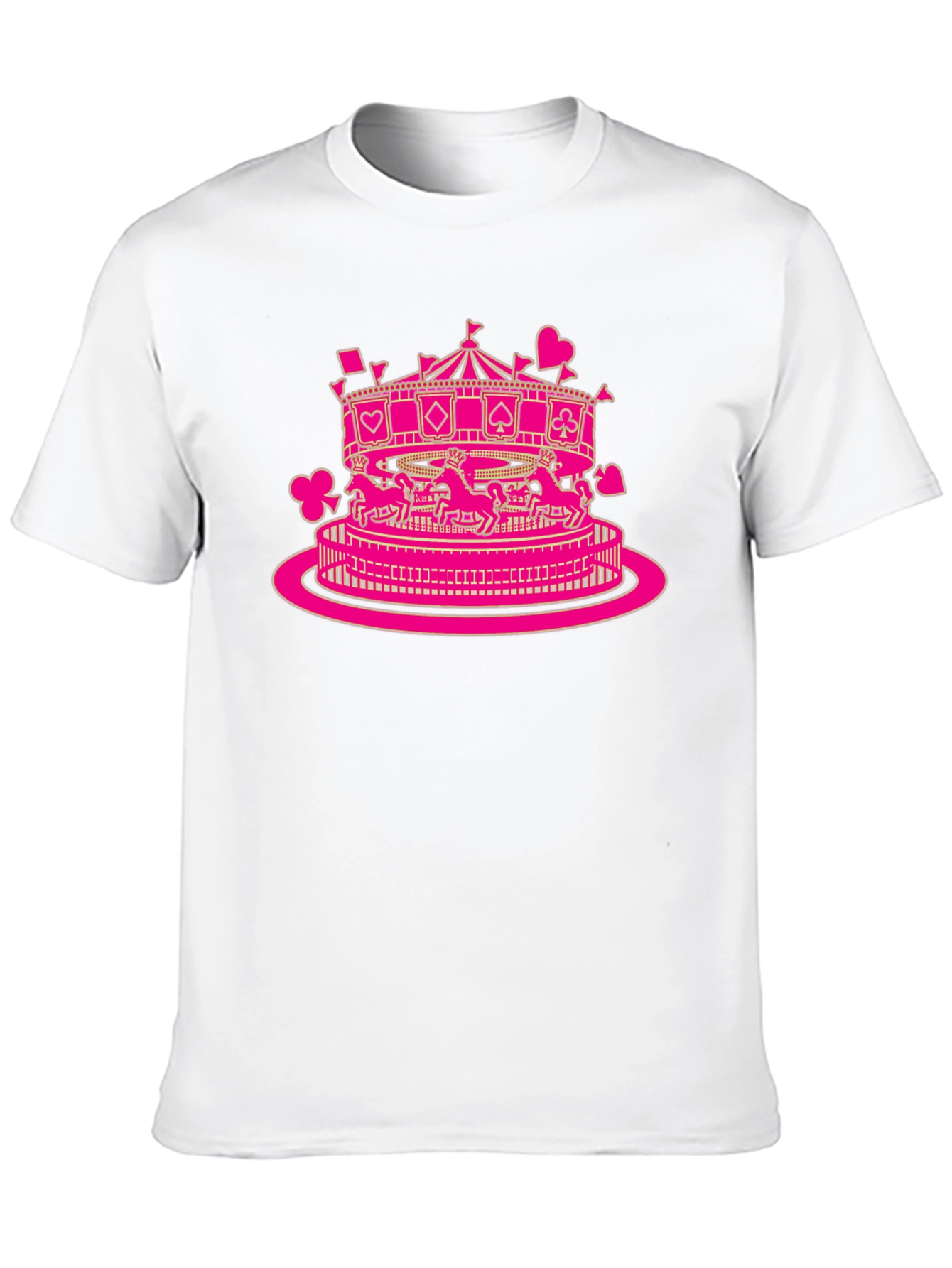 Carousel Graphic Tee - Quirky Print