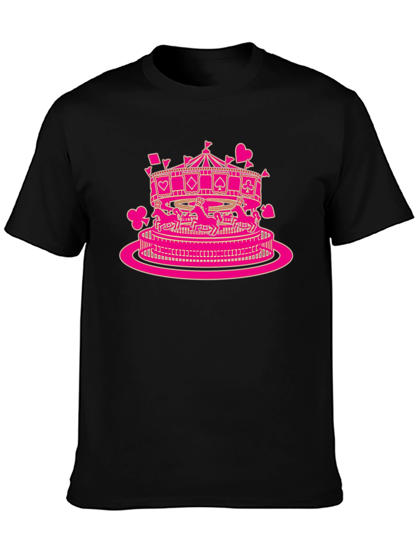 Carousel Graphic Tee - Quirky Print