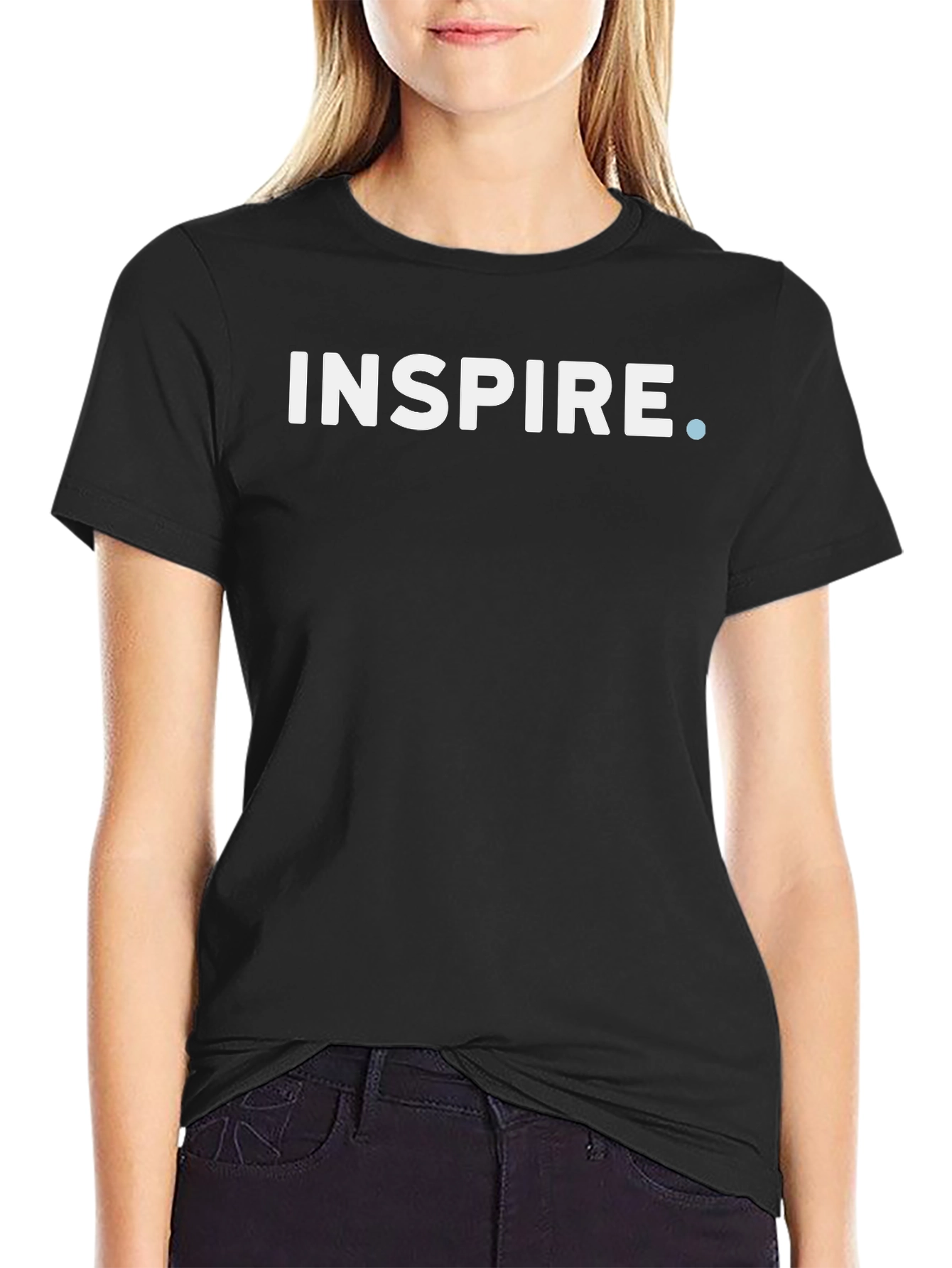Inspire Graphic T-Shirt - Modern Black Tee