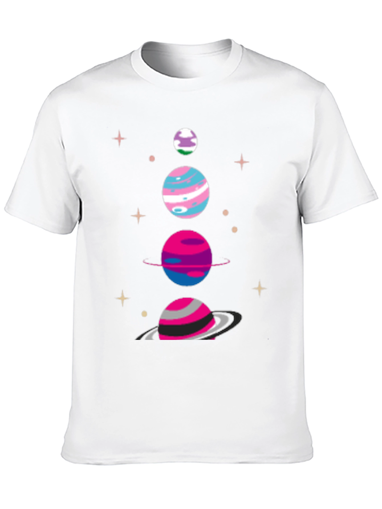 Cosmic Pride T-Shirt - Planets Galaxy LGBTQ